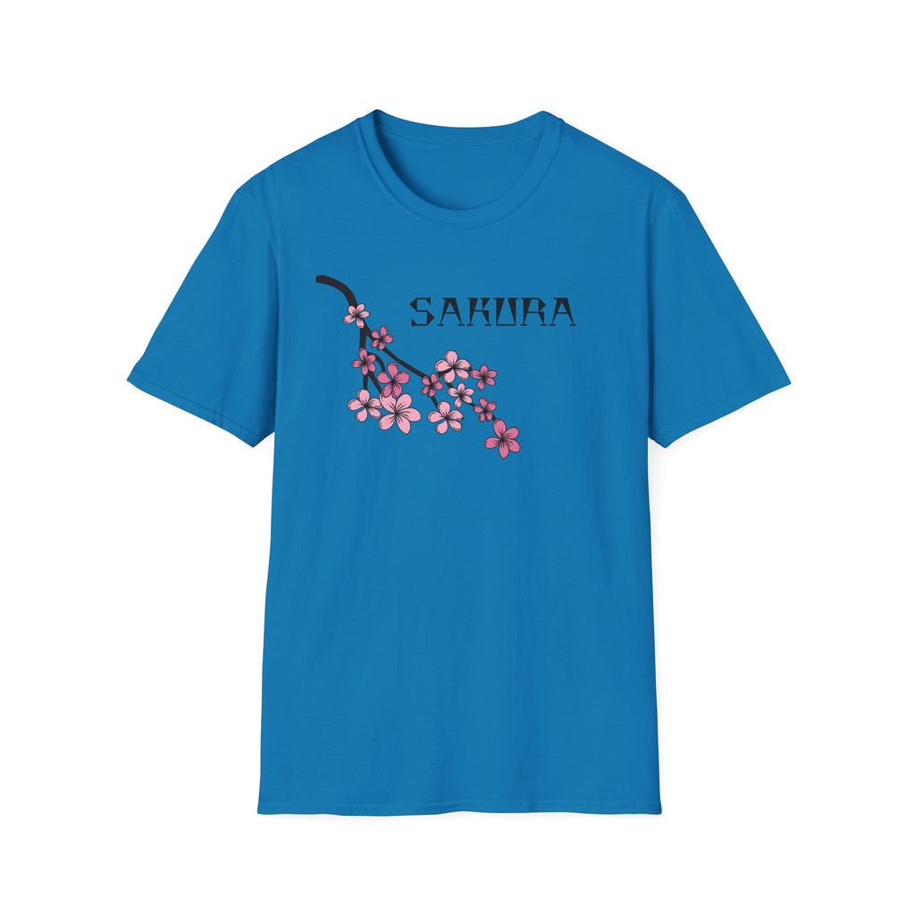 Sakura T-Shirt Japanese Art Shirt Unisex Softstyle Cherry Blossom Flower T-shirt
