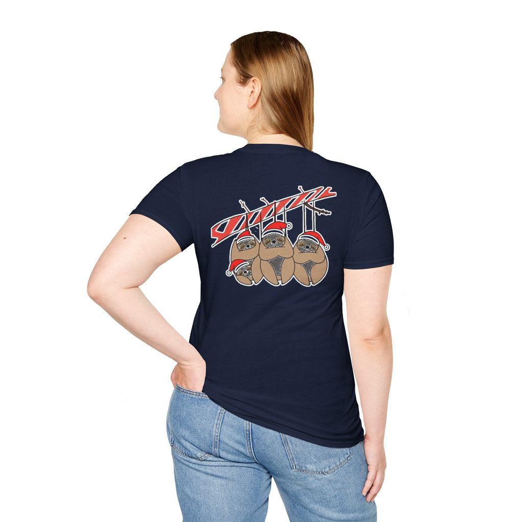 Christmas Sloths Family T-Shirt | Cute Cartoon Holiday Design Unique Holiday Gift Shirt