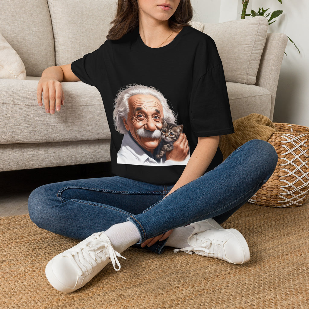 Funny Albert Einstein T-Shirt Unisex Softstyle T-Shirt Cotton Unique Gift German