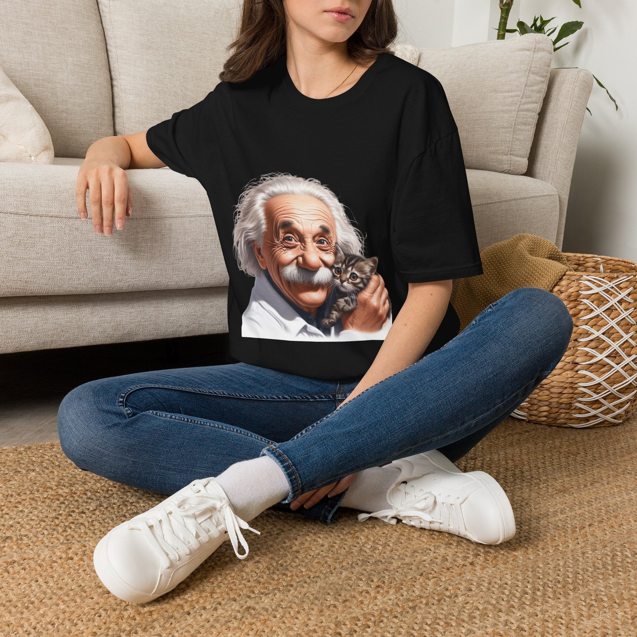 Funny Albert Einstein T-Shirt Unisex Softstyle T-Shirt Cotton Unique Gift German