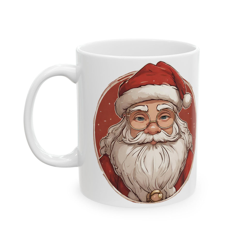 Christmas Mug Funny Santa Claus Mug Unique Cute Mug Tea Coffee Cup Kids Gift 11z