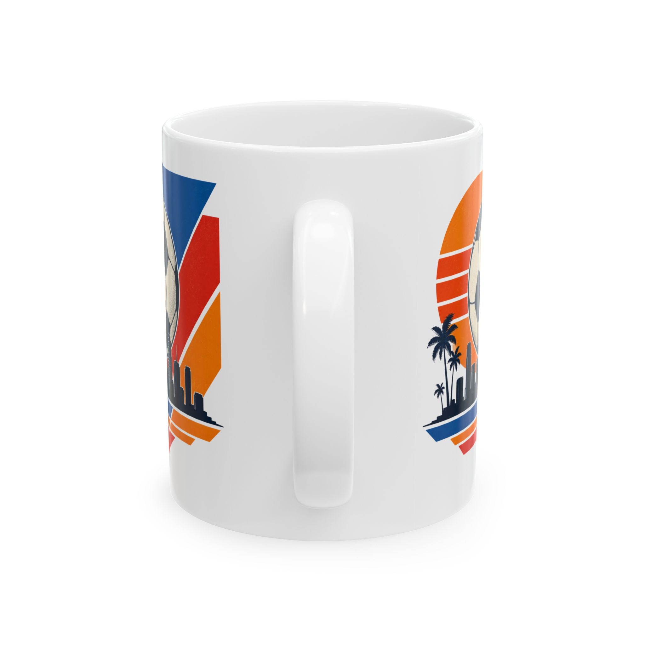 Miami Soccer Fan Coffee Mug 11oz Funny Football Gift Match Skyline Tea Cup 2026