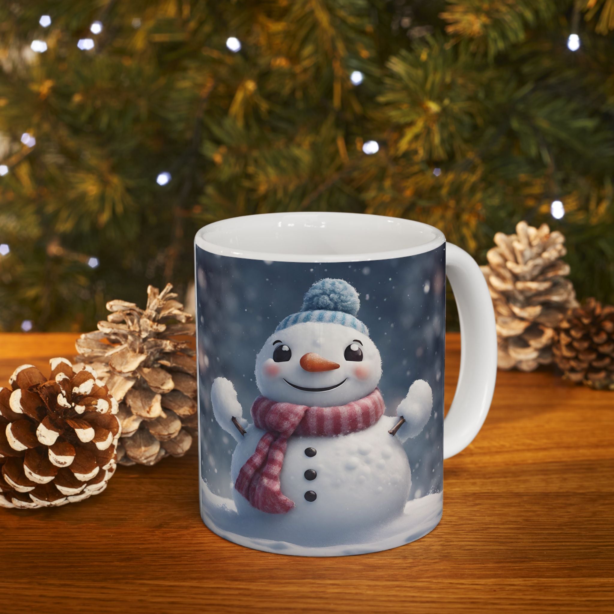 Snowman Mug Christmas Mug Funny Mug Ceramic Coffee Mug Tea Cup Cute Gift Frosty 11oz