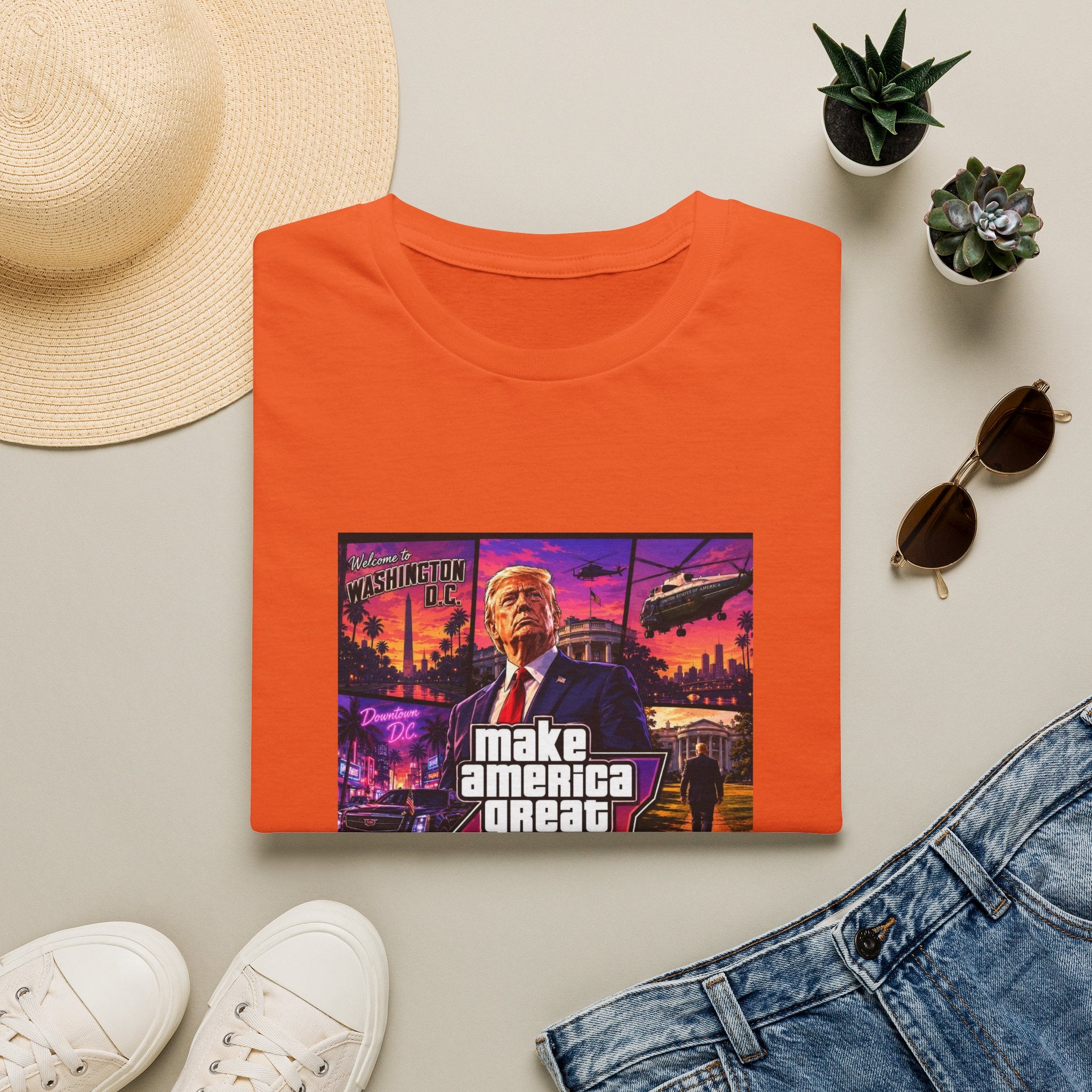 Funny Trump Make America Great Again T-Shirt Patriotic Political Trump Artwork