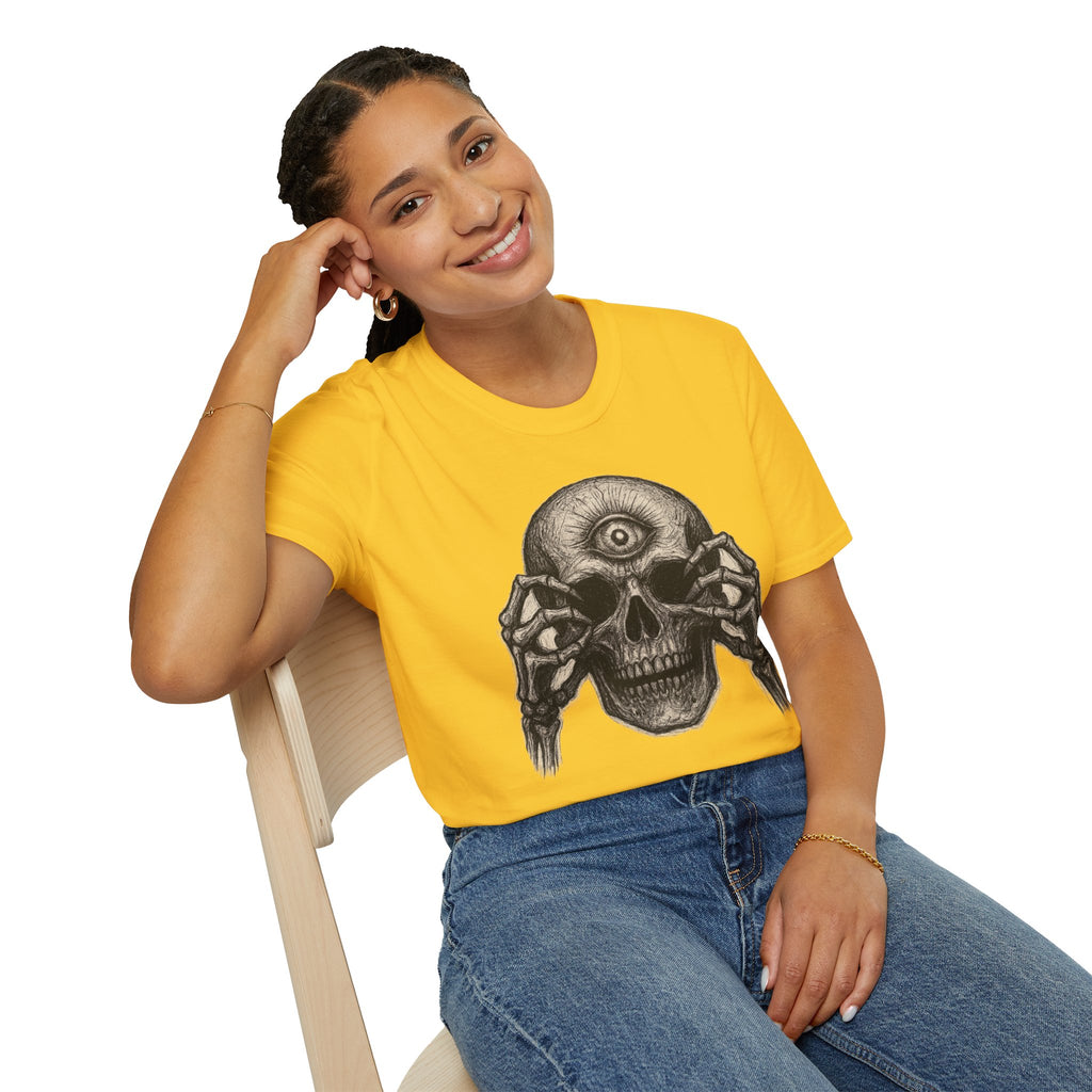 Mens Skull T-shirt Graphic Tees Skeleton Apparel Clothing Skulls Accessories Best Gift