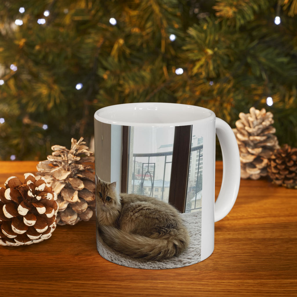 Funny British Shorthair Cat Mug Cute Detective Cat Coffee Cup Lover Gift Ceramic Mug 11oz 15oz Cats