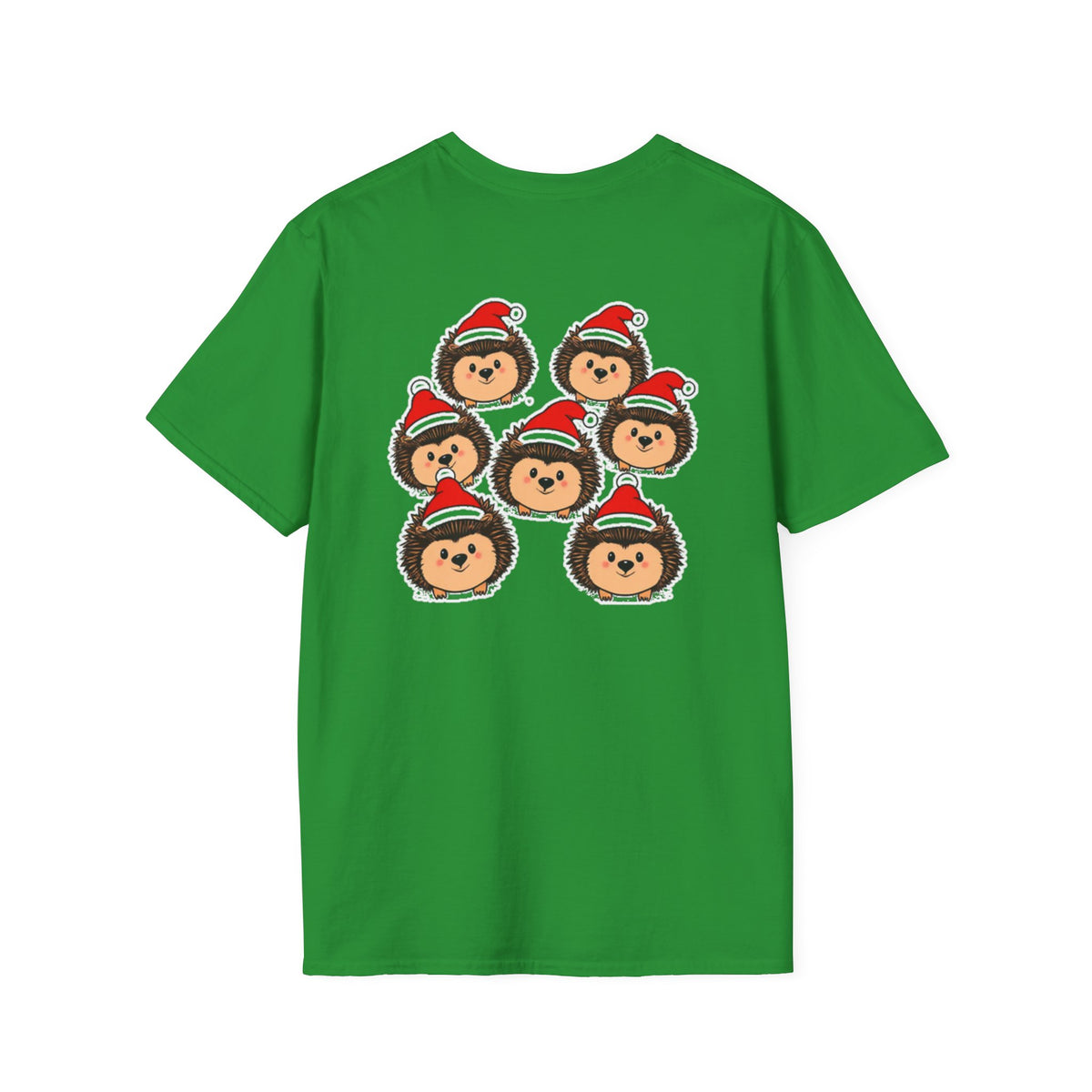 Christmas Hedgehogs Family T-Shirt | Cute Cartoon Holiday Design Unique Holiday Gift Shirt