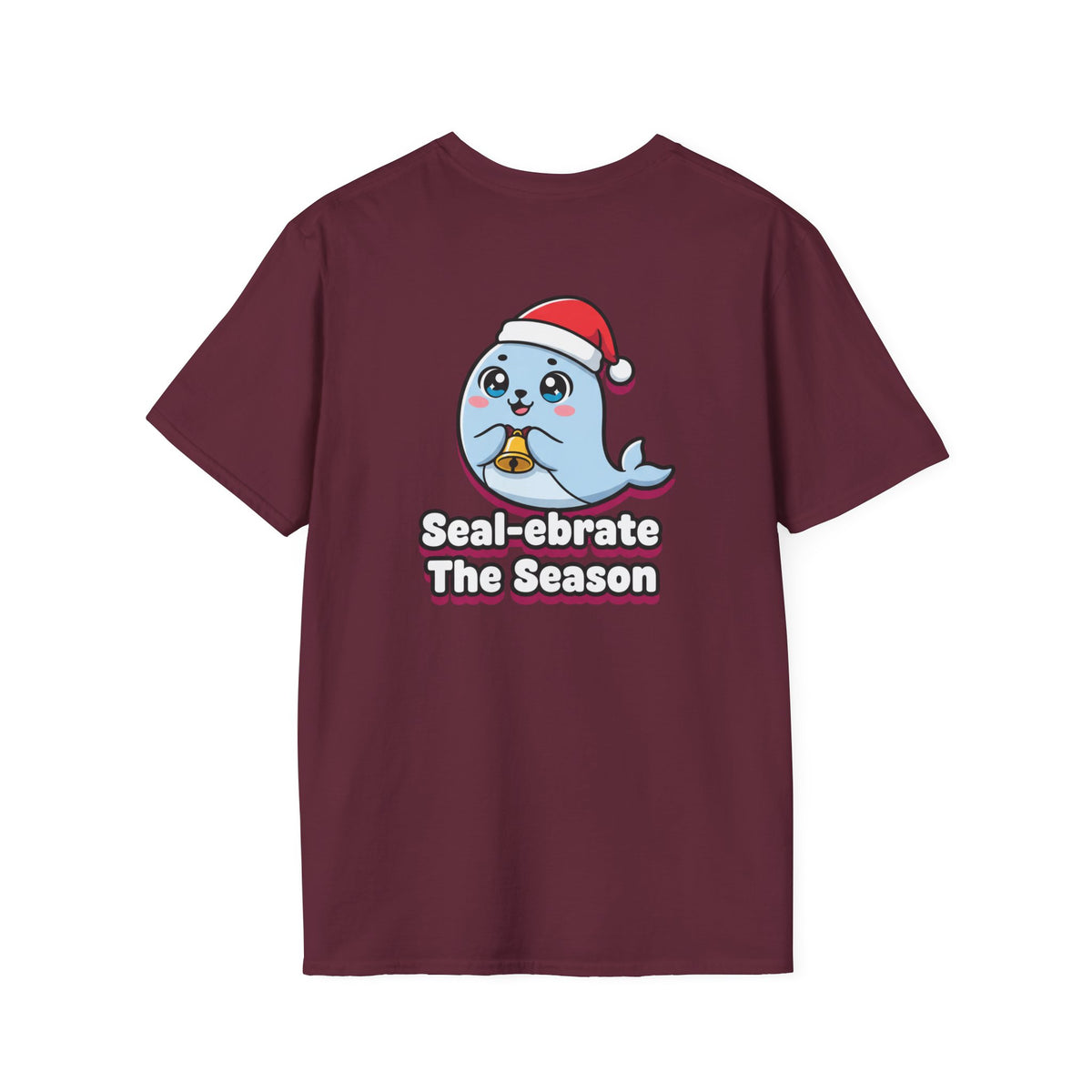 Cute Christmas Shirt Sealebrate The Season Funny Animal Unisex Softstyle Tee Christmas Gift