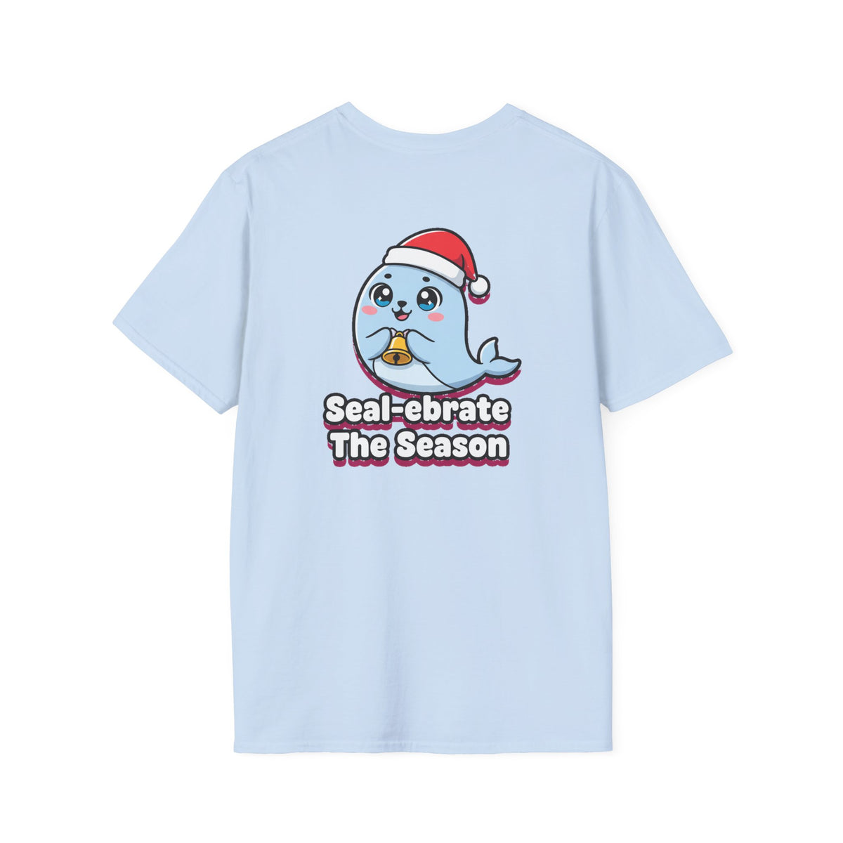 Cute Christmas Shirt Sealebrate The Season Funny Animal Unisex Softstyle Tee Christmas Gift