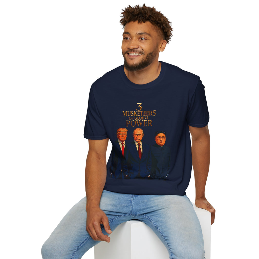 Funny Donald Trump Kim Putin T-Shirt Unique Unisex Softstyle Gift Men Woman Tee