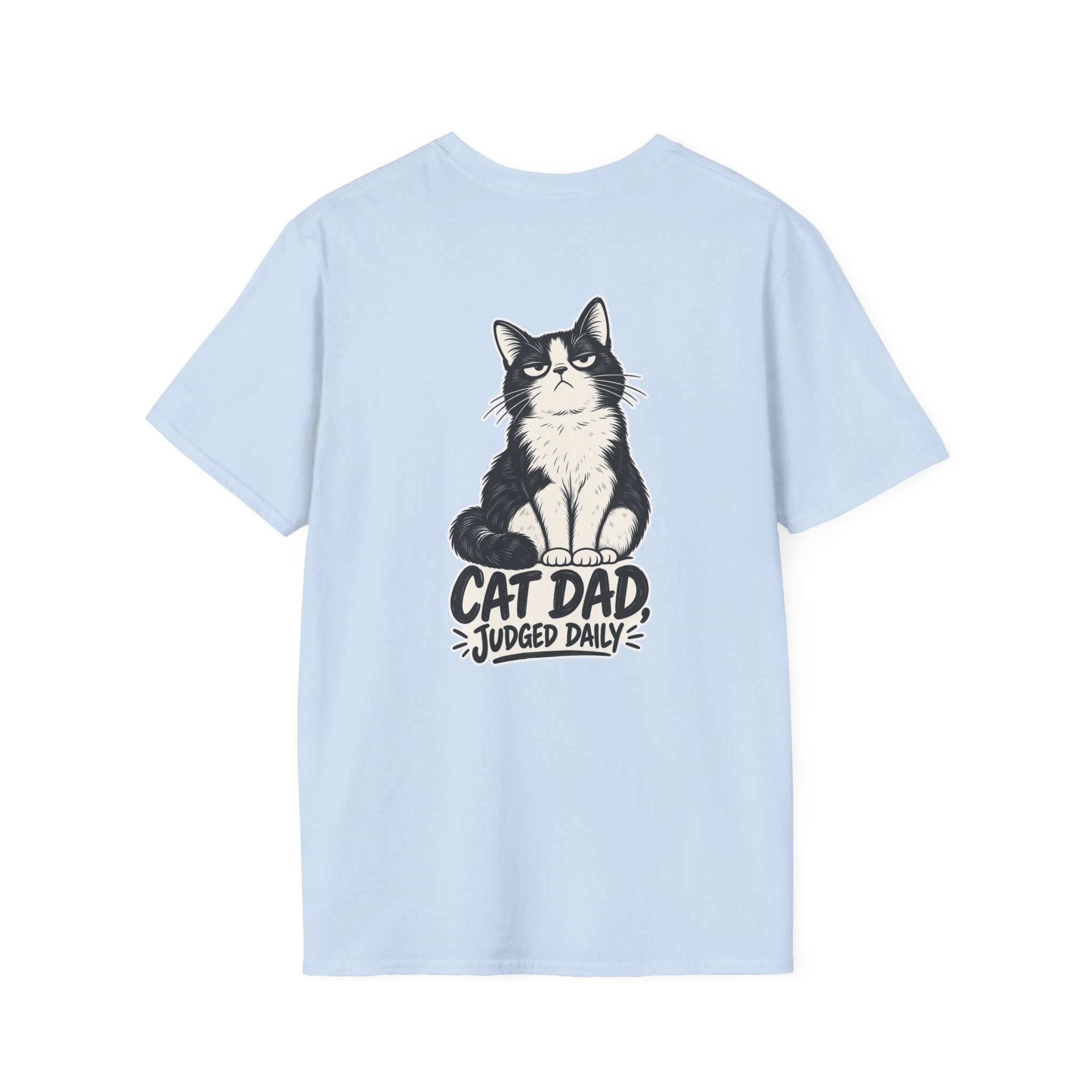 Cat Dad Shirt Judged Daily Funny Cat Lover Graphic Tee Dark Humor Tee Unique Gift Funny Tshirt