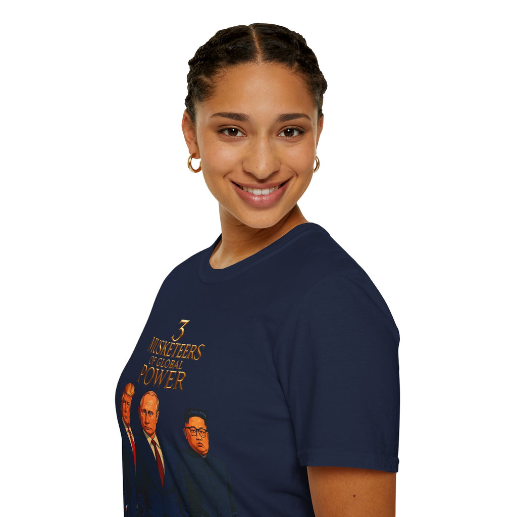Funny Donald Trump Kim Putin T-Shirt Unique Unisex Softstyle Gift Men Woman Tee
