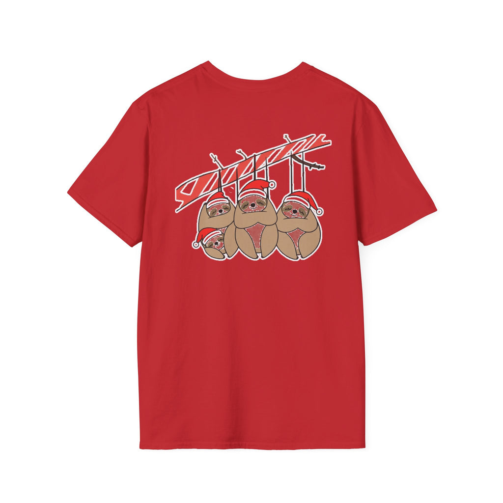 Christmas Sloths Family T-Shirt | Cute Cartoon Holiday Design Unique Holiday Gift Shirt