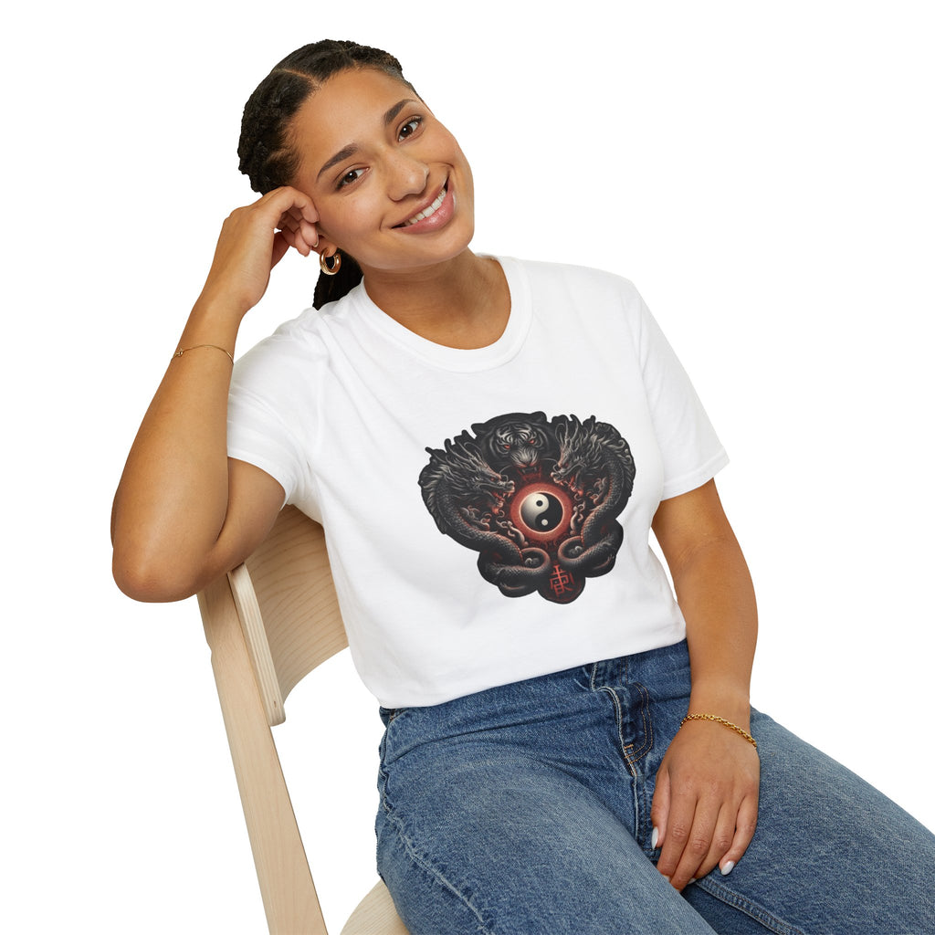 Dragon T-shirt Men Women Graphic Tee Clothing Apparel Chinese Dagon Symbol Gift