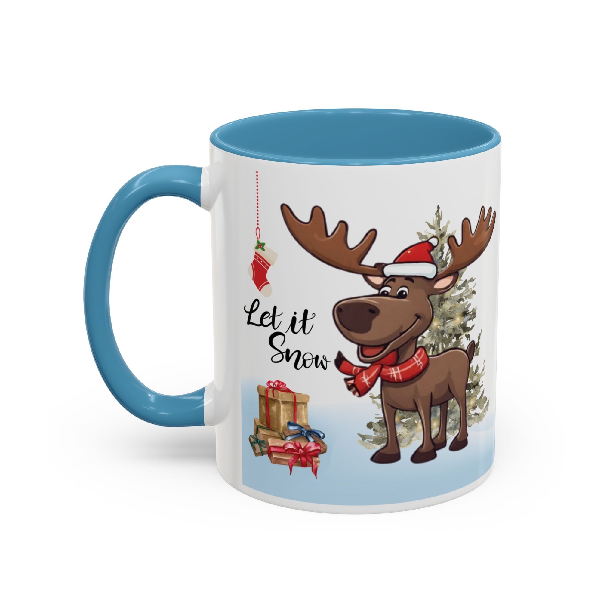 Christmas Mug Accent Funny Moose Mug Coffee Mug Cute Unique Gift Cup Travel Mug