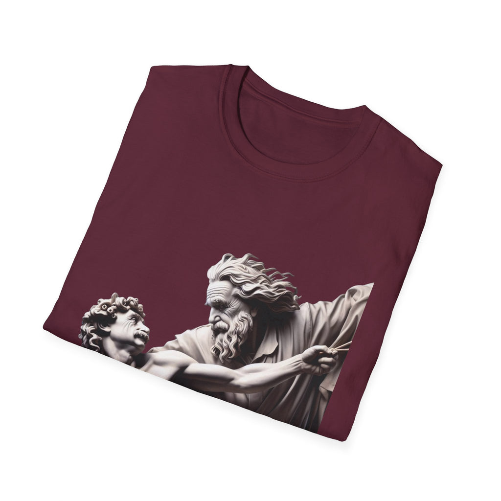 Funny Albert Einstein Unisex Softstyle T-Shirt Unique Gift Cotton T-shirt Art