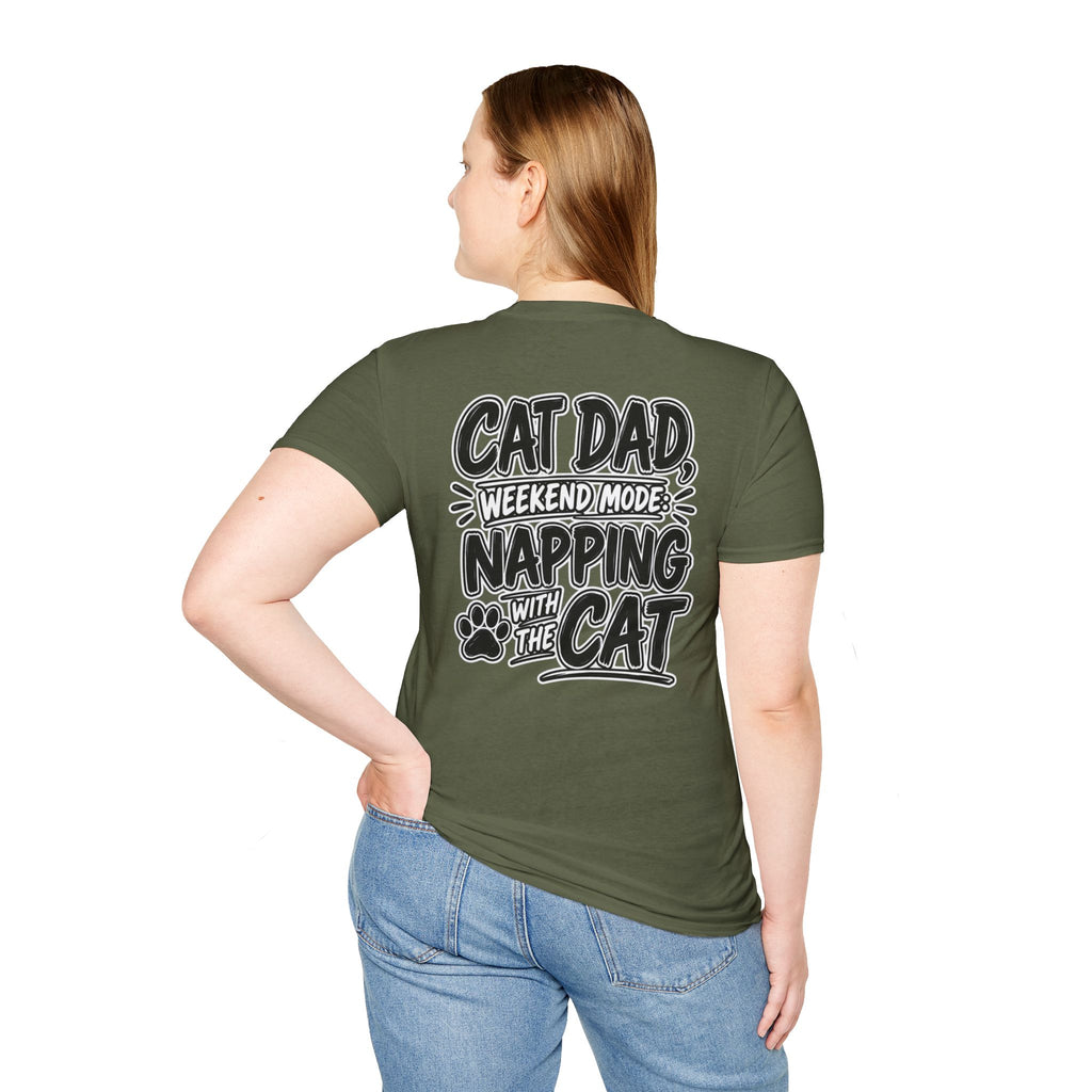 Cat Dad Shirt Pet Lover Tshirt Funny Cat Lover Graphic Tee Dark Humor Tee Unique Gift Funny Tshirt