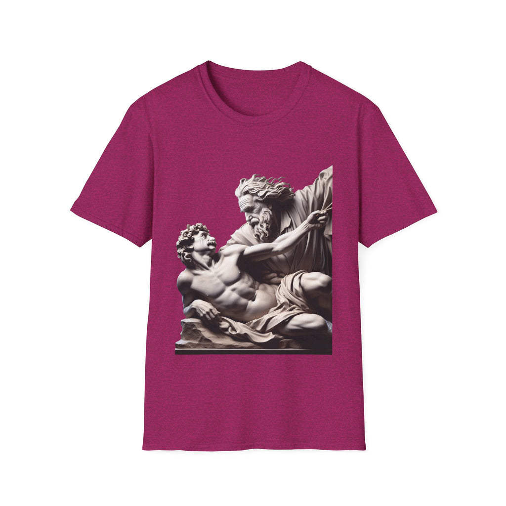 Funny Albert Einstein Unisex Softstyle T-Shirt Unique Gift Cotton T-shirt Art