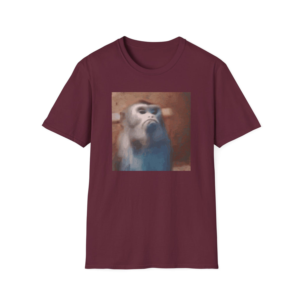 Funny Offended Monkey T-Shirt Viral Internet Meme Shirt Unisex Softstyle Gift