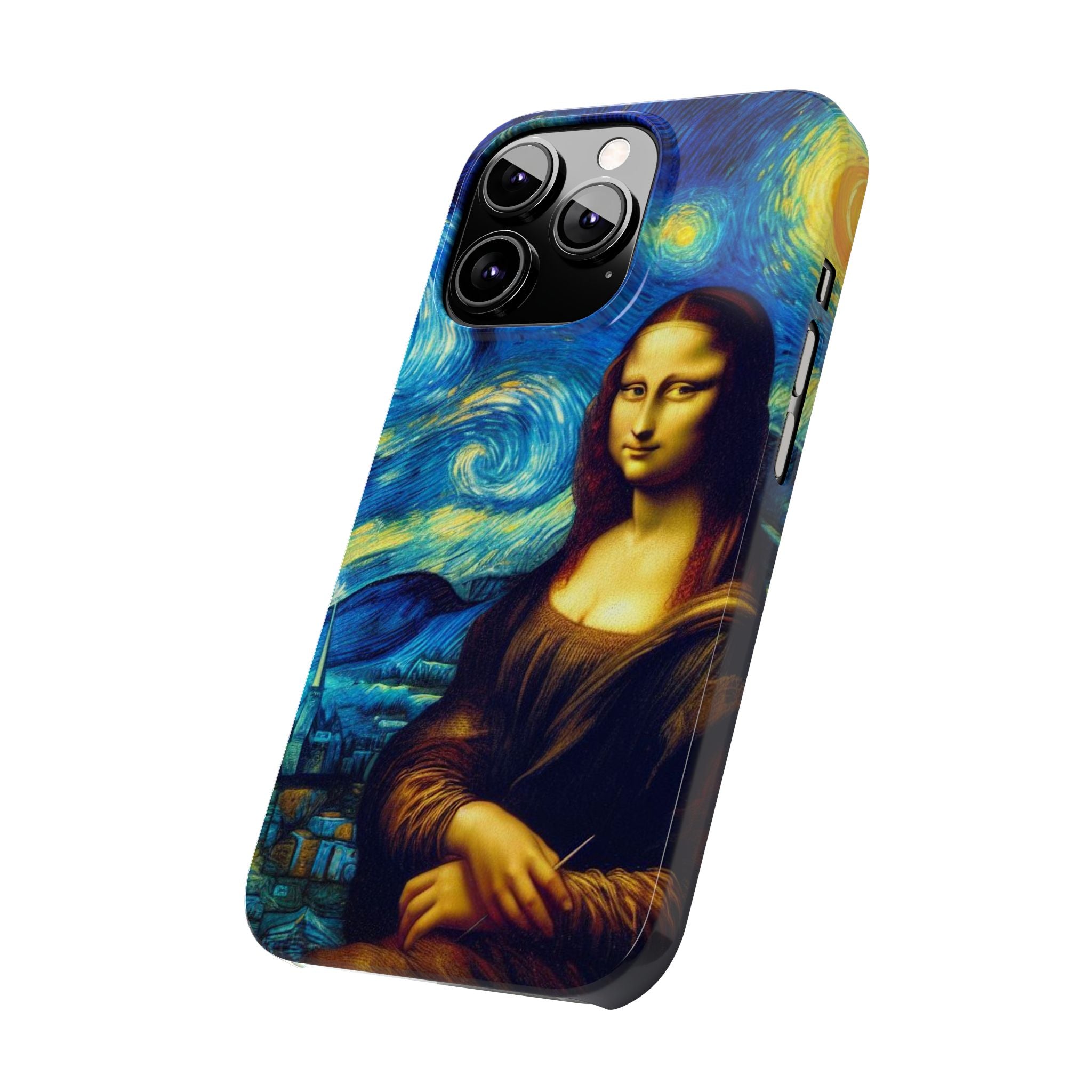 Funny Mona Lisa Phone Cases Van Gogh Starry Night Case Unique Gift iPhone 17 New