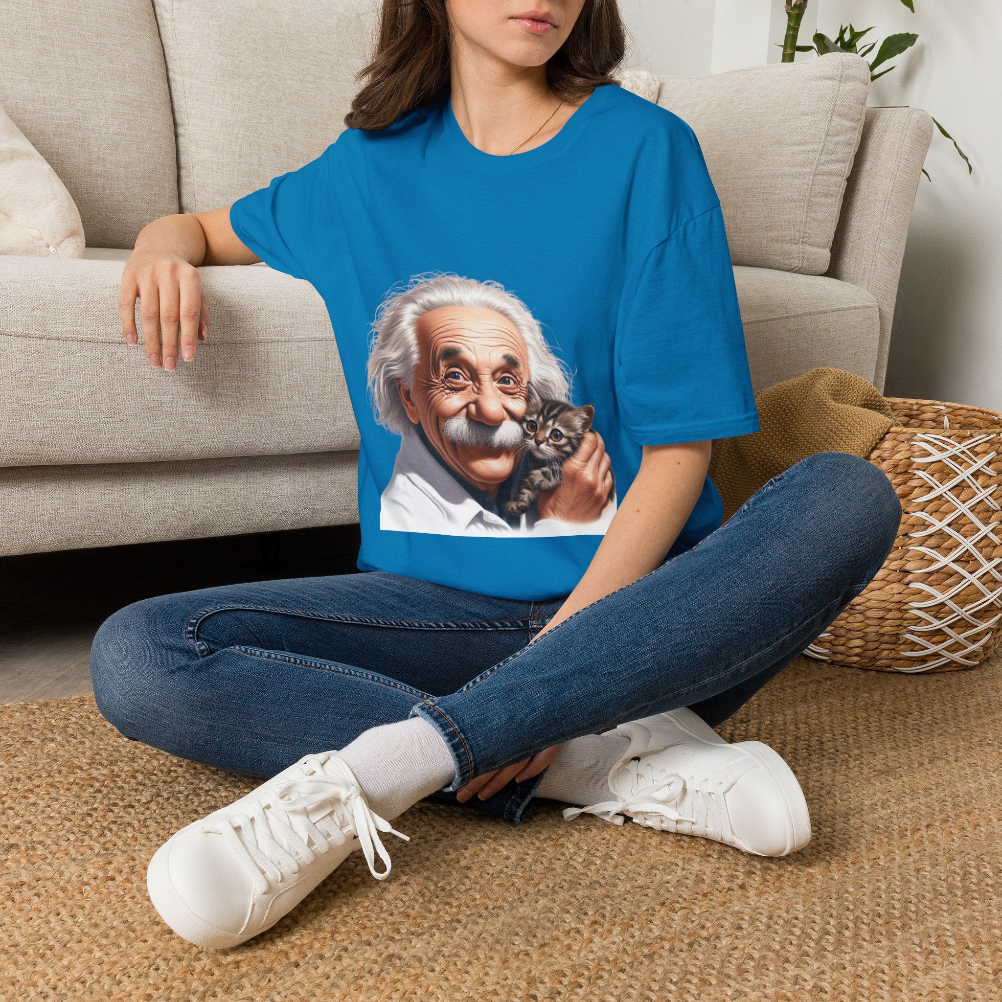 Funny Albert Einstein T-Shirt Unisex Softstyle T-Shirt Cotton Unique Gift German