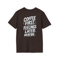 Funny Dark Humor Tshirt — Funny Office Tshirt Dark Humor Coffee Lover Graphic Tee Unique Gift