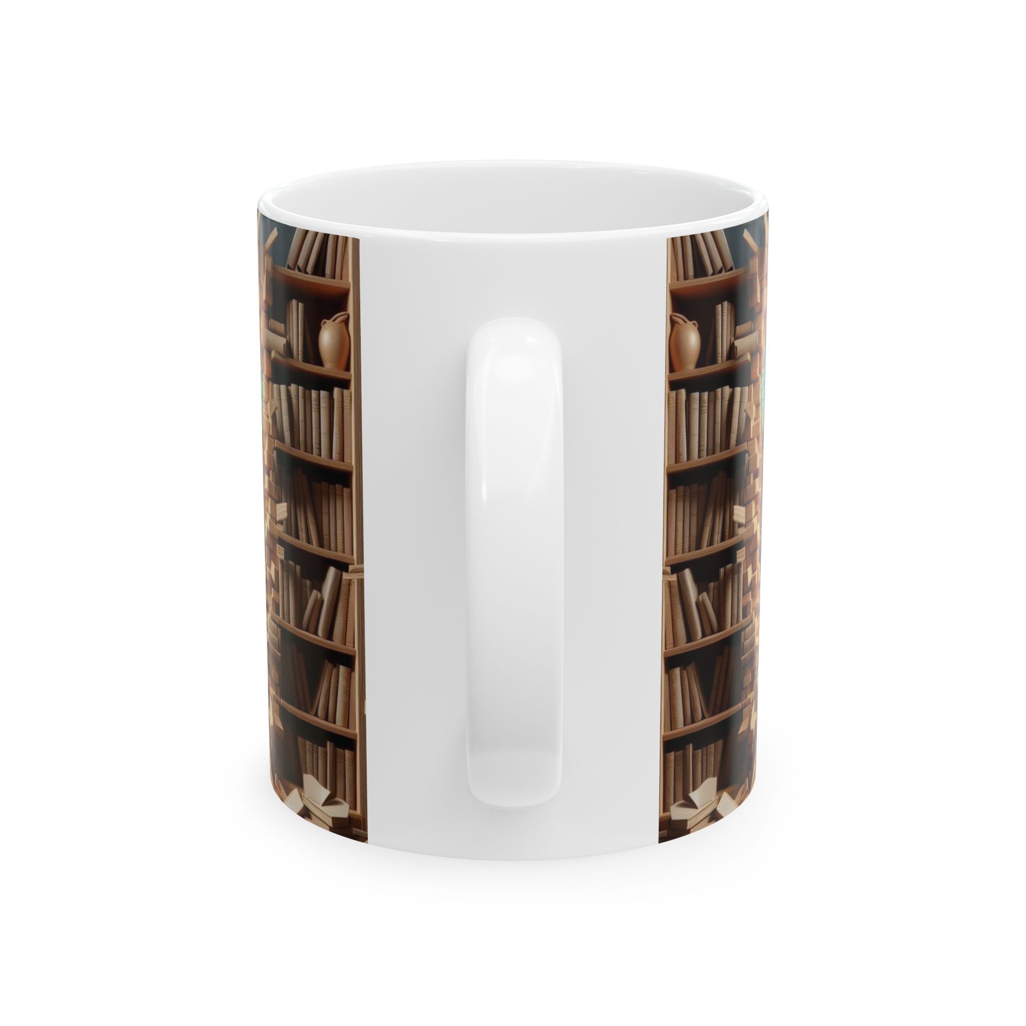 3D Bookshelf Mug Library Van Gogh Coffee Cup Ceramic Mug Book Lover Gift Starry  2026