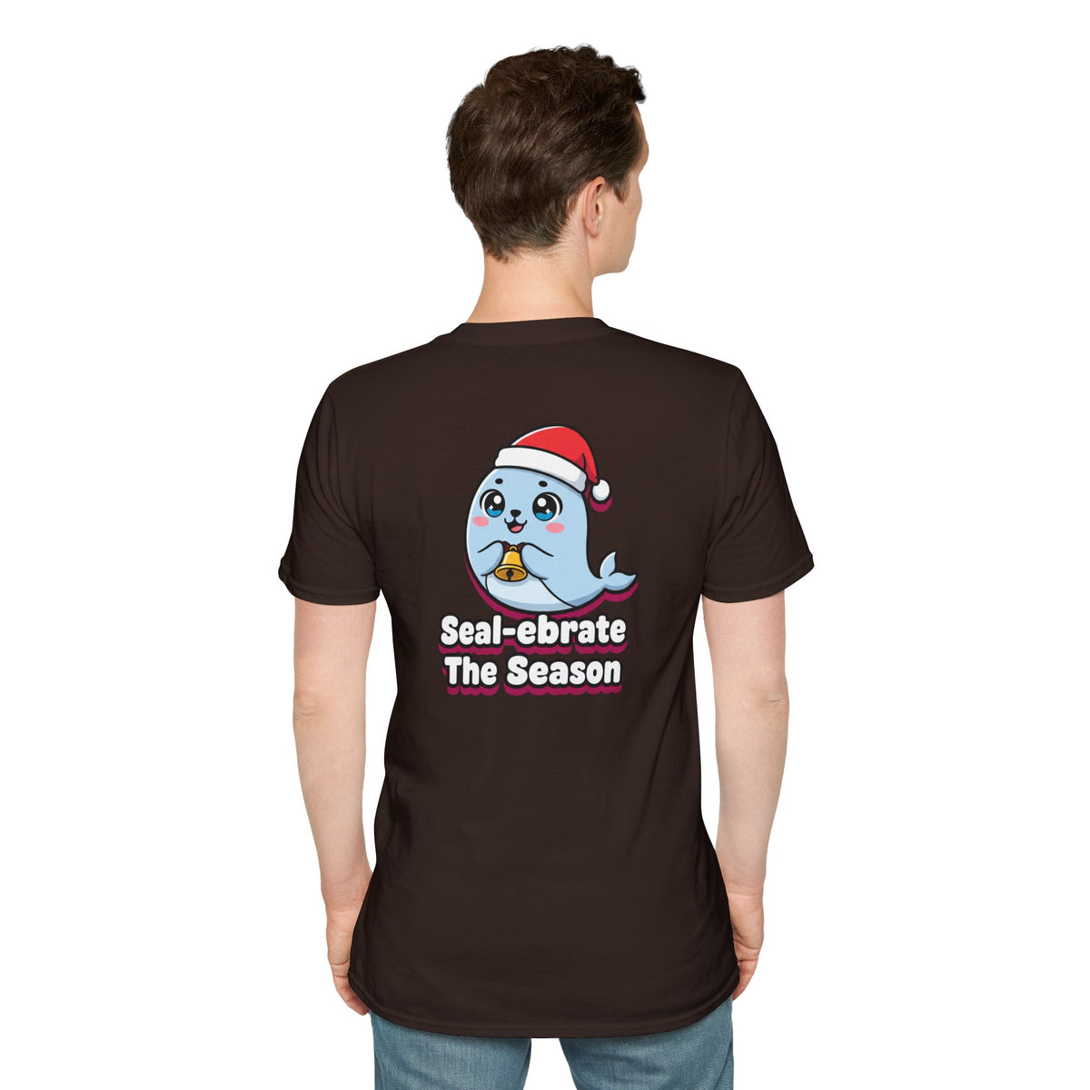 Cute Christmas Shirt Sealebrate The Season Funny Animal Unisex Softstyle Tee Christmas Gift