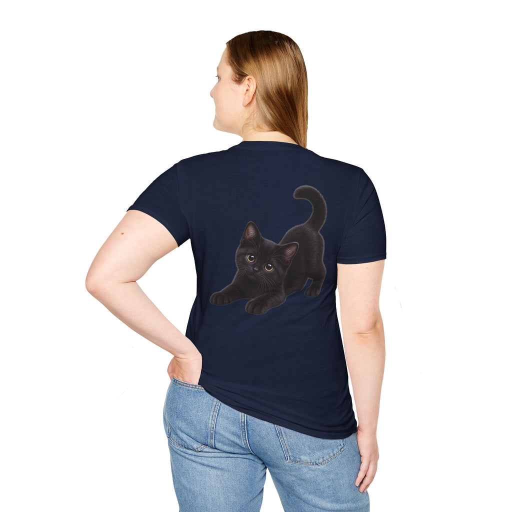 Black Cat Shirt Dark Humor Tee Cat Mom Tshirt Unique Gift Black Cat T shirt Funny Tshirt