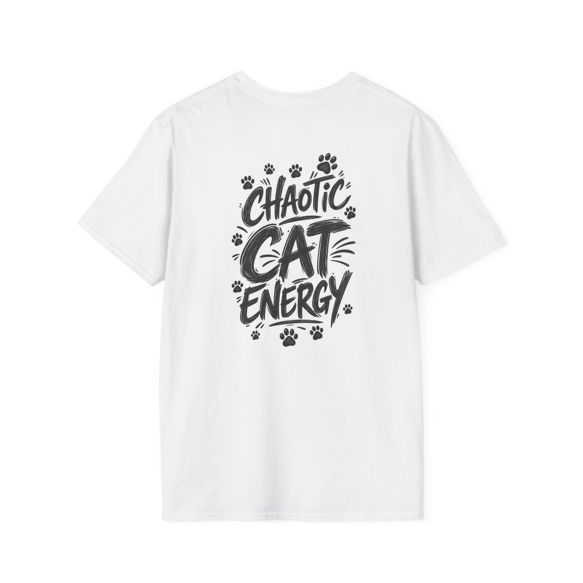 Funny Cat Shirt Chaotic Cat Energy Sarcastic Cat Lover Graphic Tee Cat Lover Graphic Tee Dark Humor Tee Unique Gift Funny Tshirt