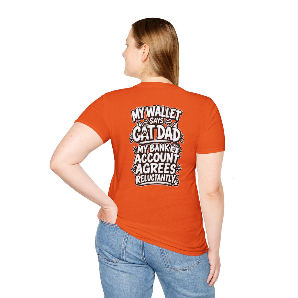 Cat Dad Shirt Pet Lover Tshirt Funny Cat Lover Graphic Tee Dark Humor Tee Unique Gift Funny Tshirt