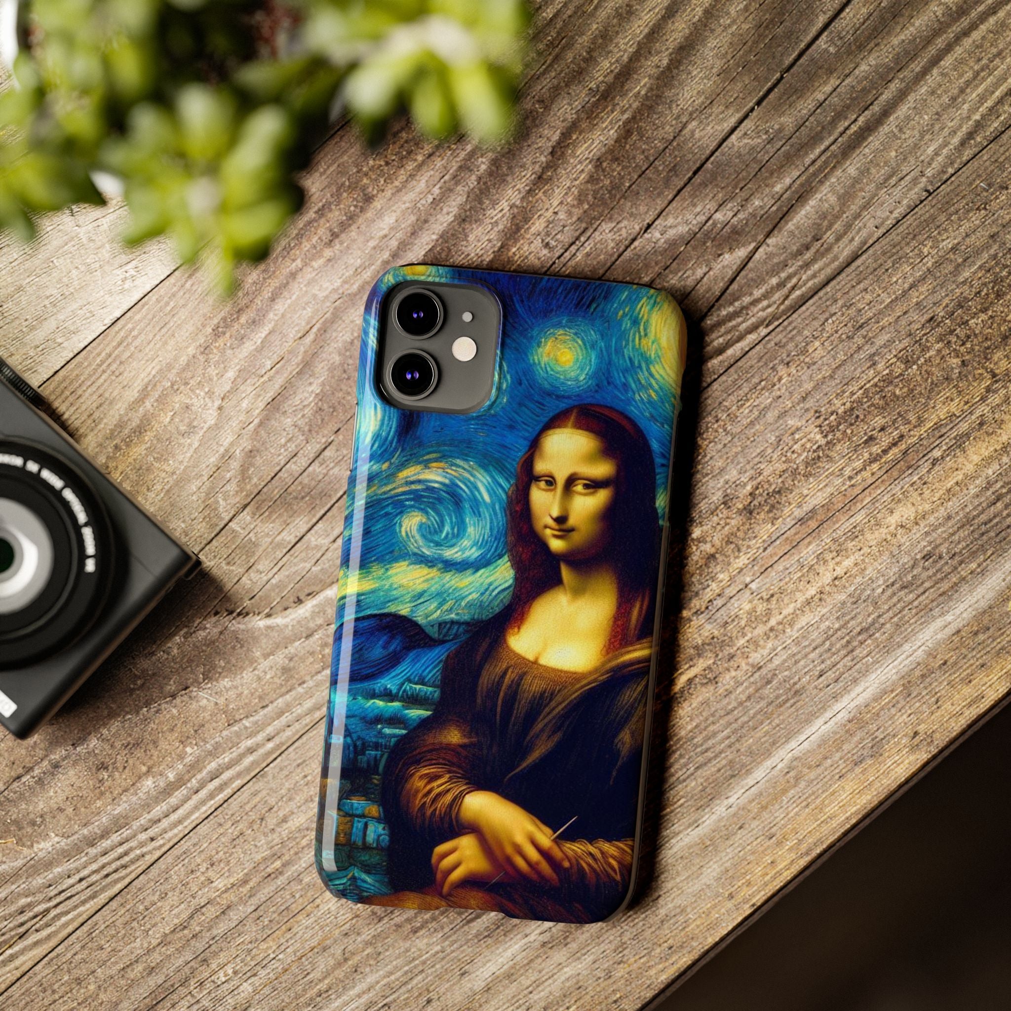 Funny Mona Lisa Phone Cases Van Gogh Starry Night Case Unique Gift iPhone 17 New
