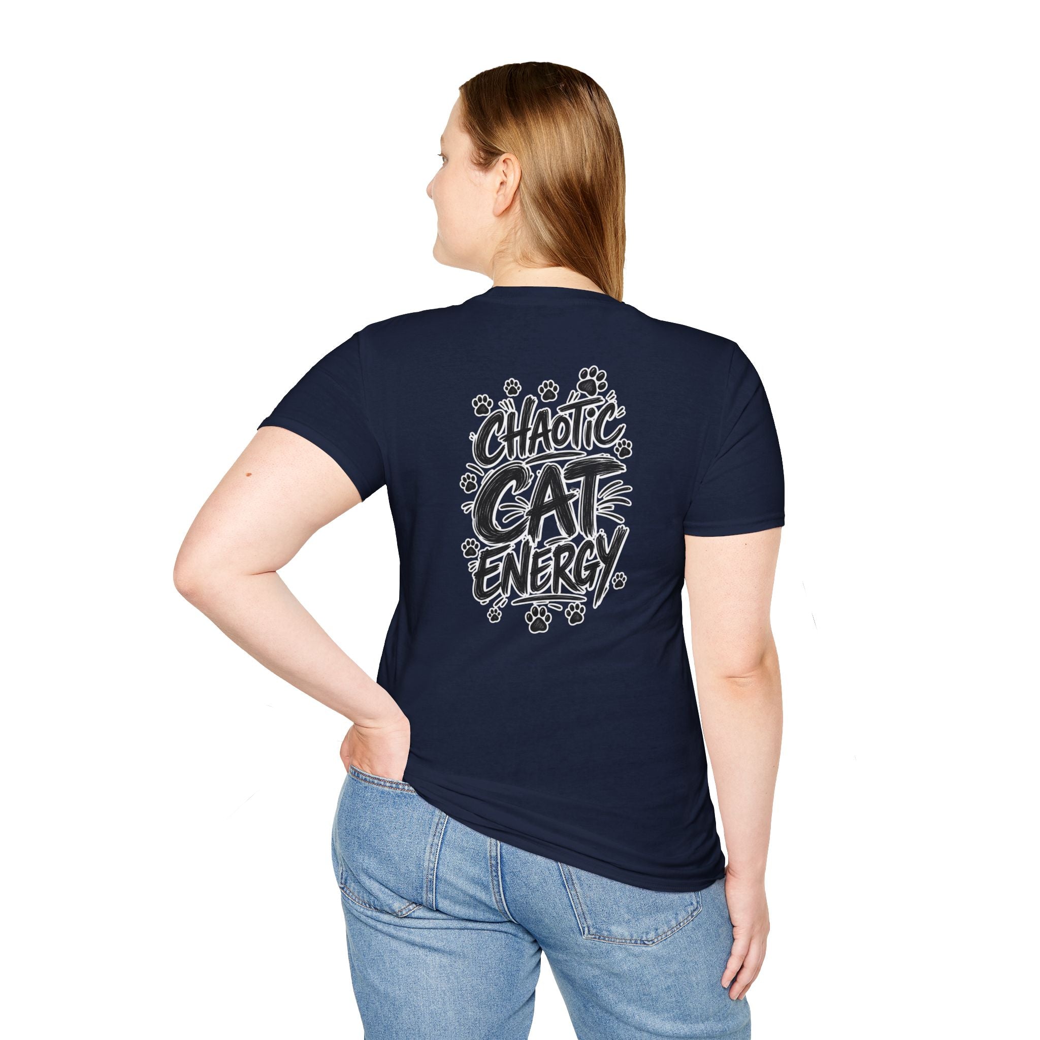 Funny Cat Shirt Chaotic Cat Energy Sarcastic Cat Lover Graphic Tee Cat Lover Graphic Tee Dark Humor Tee Unique Gift Funny Tshirt