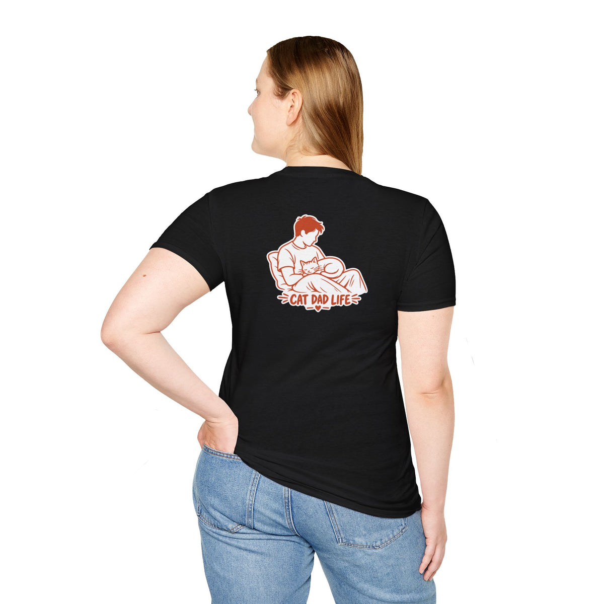 Cat Dad Shirt Pet Lover Tshirt Funny Cat Lover Graphic Tee Dark Humor Tee Unique Gift Funny Tshirt