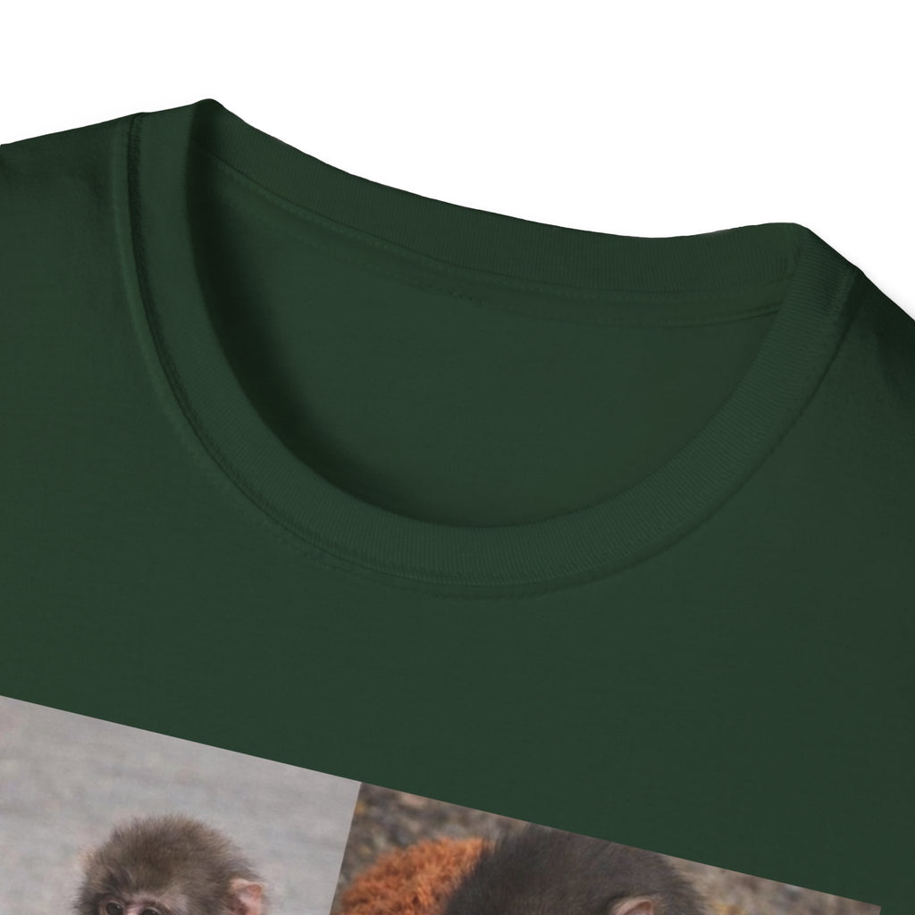 Funny Punch Monkey Viral Animal Tshirt Cute Trendy Unisex Softstyle T-Shirt Gift