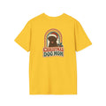Retro Christmas Dog T-Shirt Christmas Dog Mom Vintage Dog Lover Shirt Unisex Softstyle Tee Christmas Gift