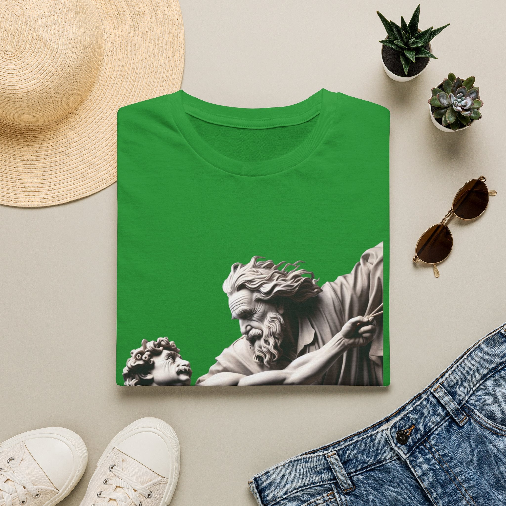 Funny Albert Einstein Unisex Softstyle T-Shirt Unique Gift Cotton T-shirt Art