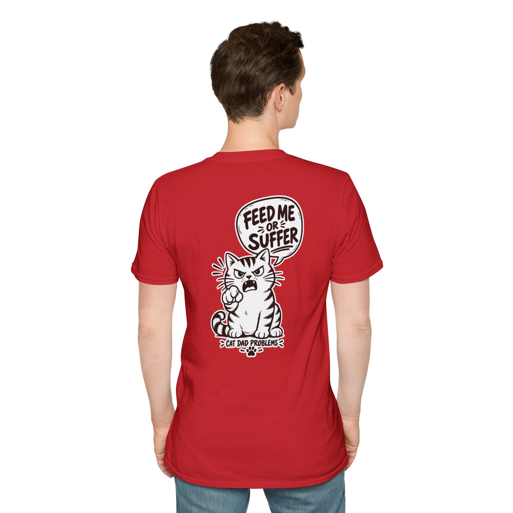 Cat Dad Shirt Pet Lover Tshirt Funny Cat Lover Graphic Tee Dark Humor Tee Unique Gift Funny Tshirt