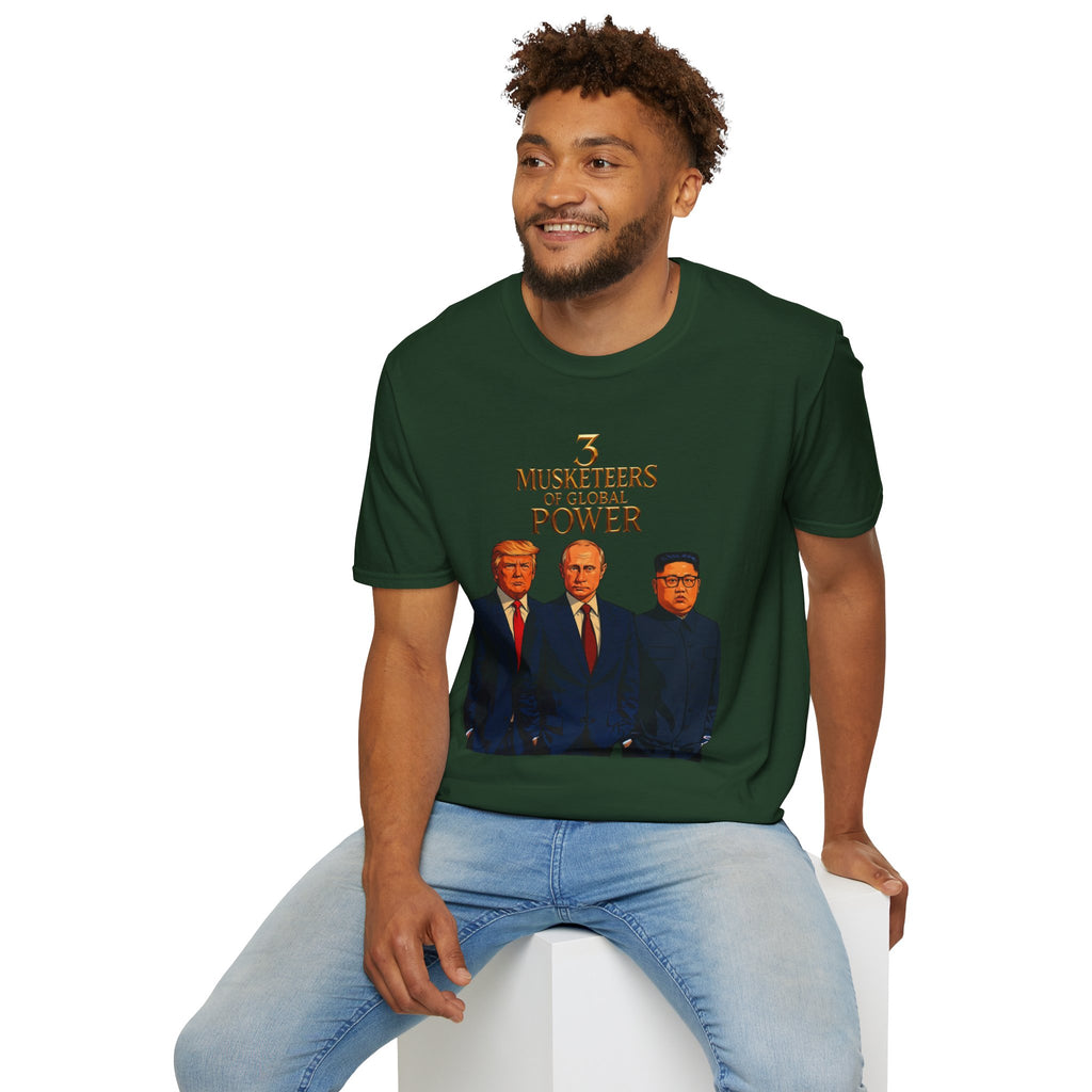 Funny Donald Trump Kim Putin T-Shirt Unique Unisex Softstyle Gift Men Woman Tee