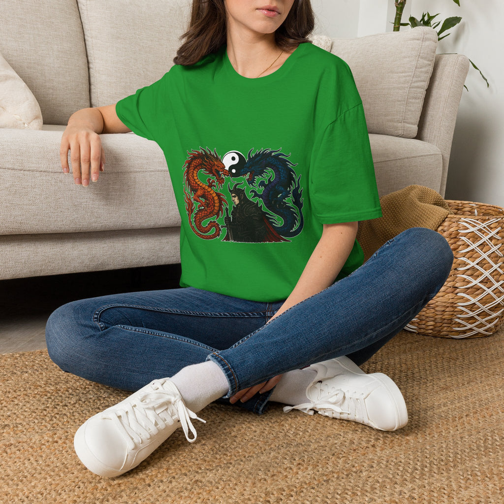Dragon T-shirt Men Women Graphic Tee Clothing Apparel Chinese Dagon Symbol Gift
