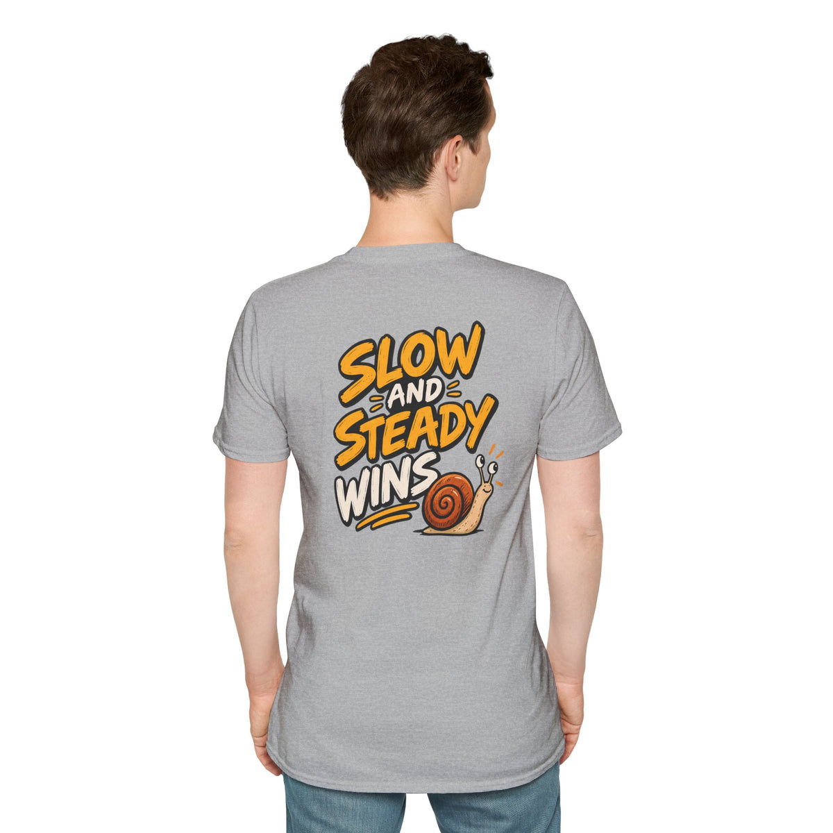 Funny Dark Humor Shirt Slow and Steady wins Funny Office Tee Unique Gift