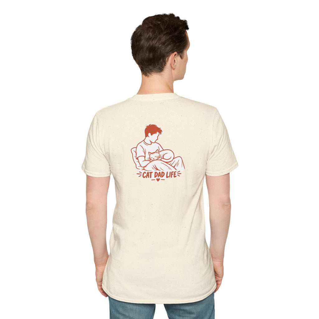 Cat Dad Shirt Pet Lover Tshirt Funny Cat Lover Graphic Tee Dark Humor Tee Unique Gift Funny Tshirt