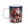 Christmas Mug Funny Santa Claus Mug Unique Cute Ceramic Coffee Cup Gift Kids Tea