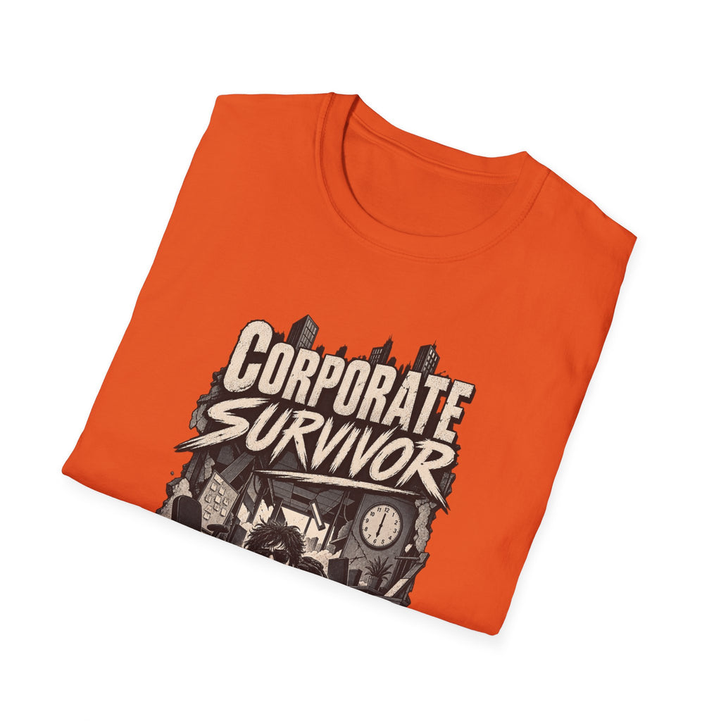 Funny Dark Humor Tshirt — Funny Office Tshirt Dark Humor Graphic Tee Unique Coworker Gift CORPORATE SURVIVOR Shirt