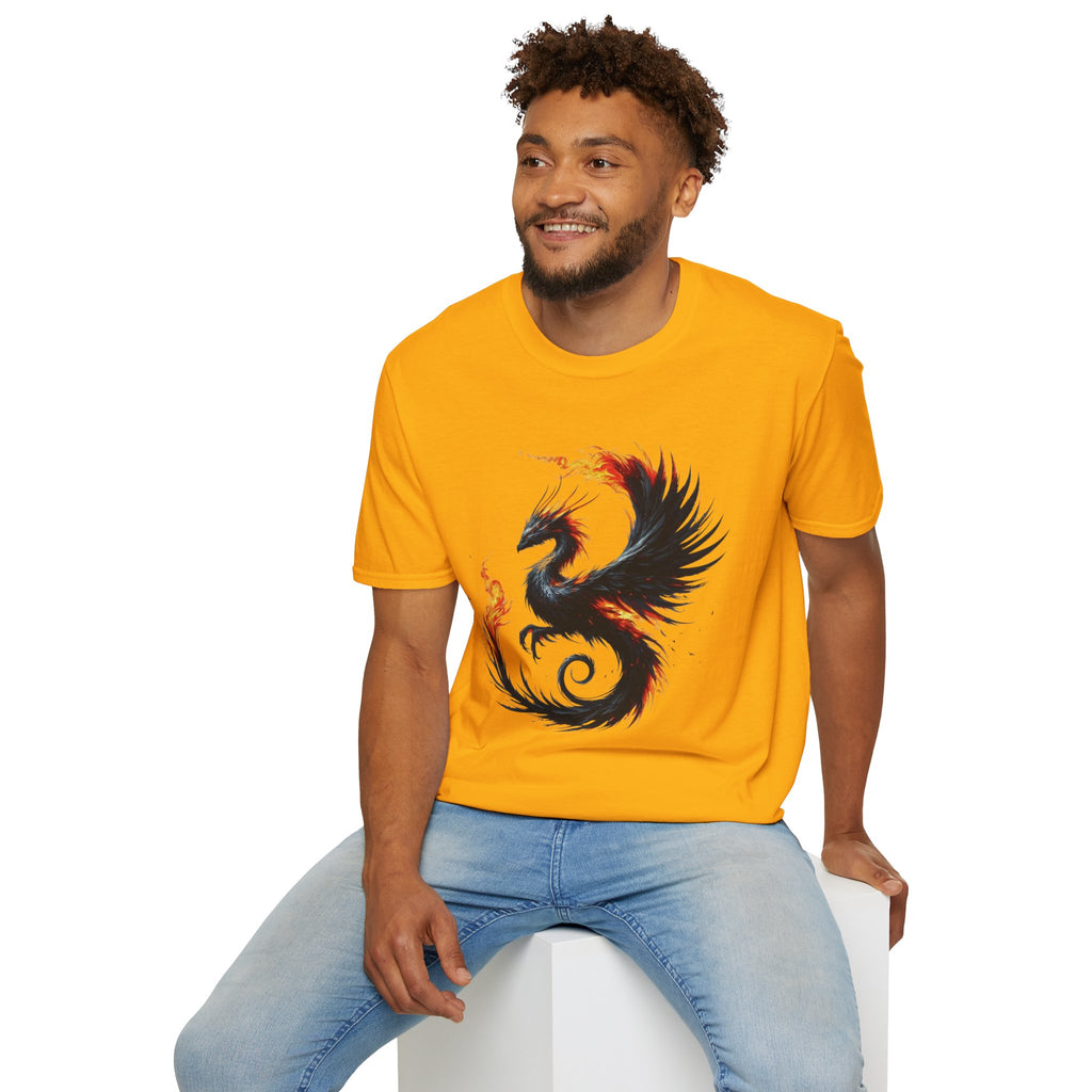 Dragon T-shirt Mens Graphic Tee Clothing Apparel Chinese Symbol Unisex Softstyle Unique Tshirt Best Gift