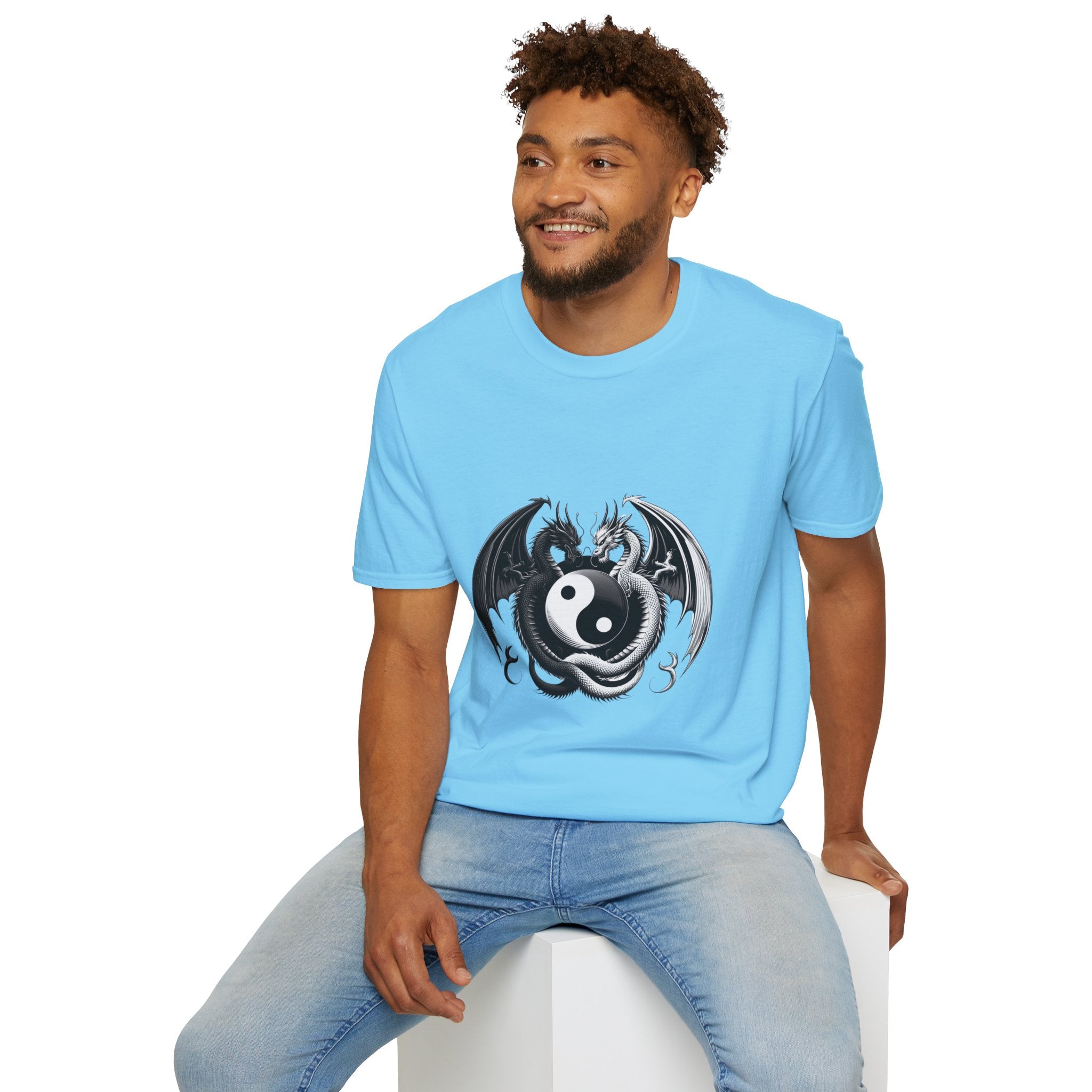 Dragon T-shirt Men Women Graphic Tee Clothing Apparel Chinese Dagon Symbol Gift