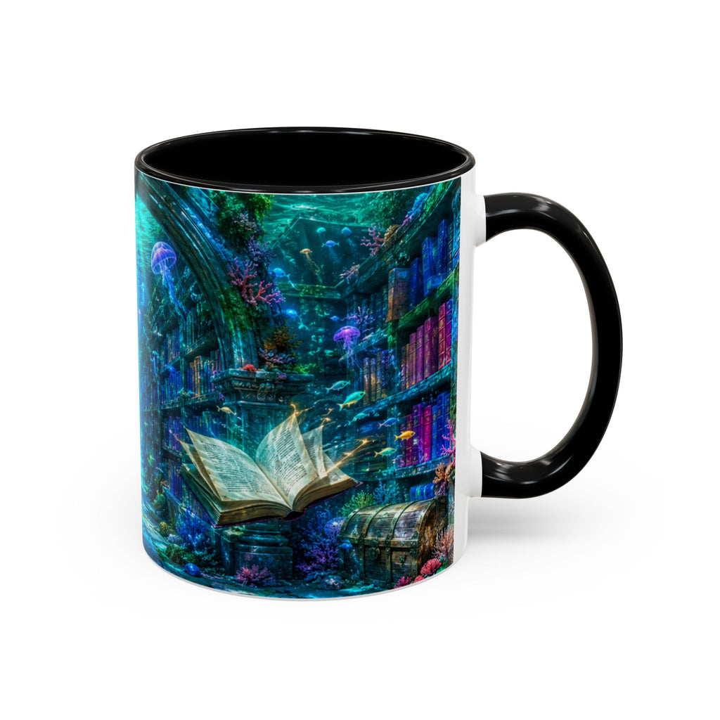 3D Library Bookshelf Mug Ceramic Book Lovers Coffee Mug Gifts Funny Accent Cup