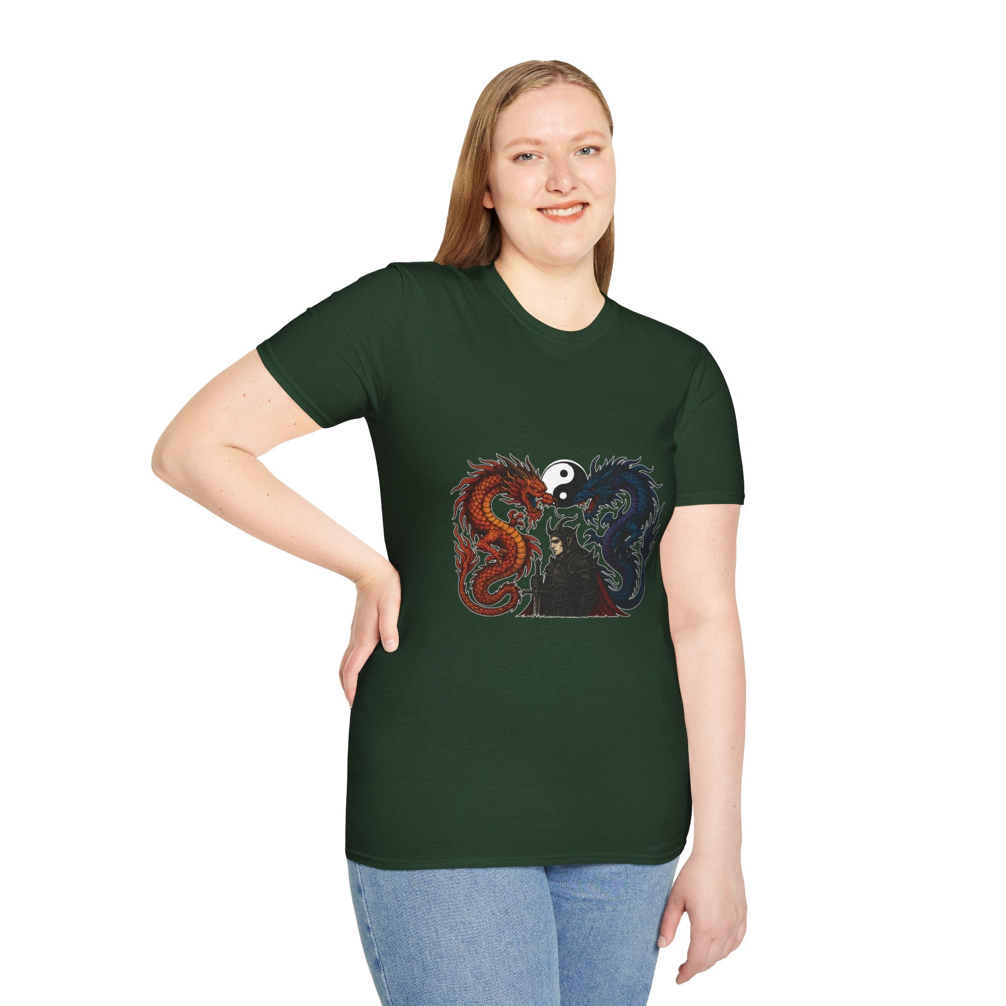 Dragon T-shirt Men Women Graphic Tee Clothing Apparel Chinese Dagon Symbol Gift