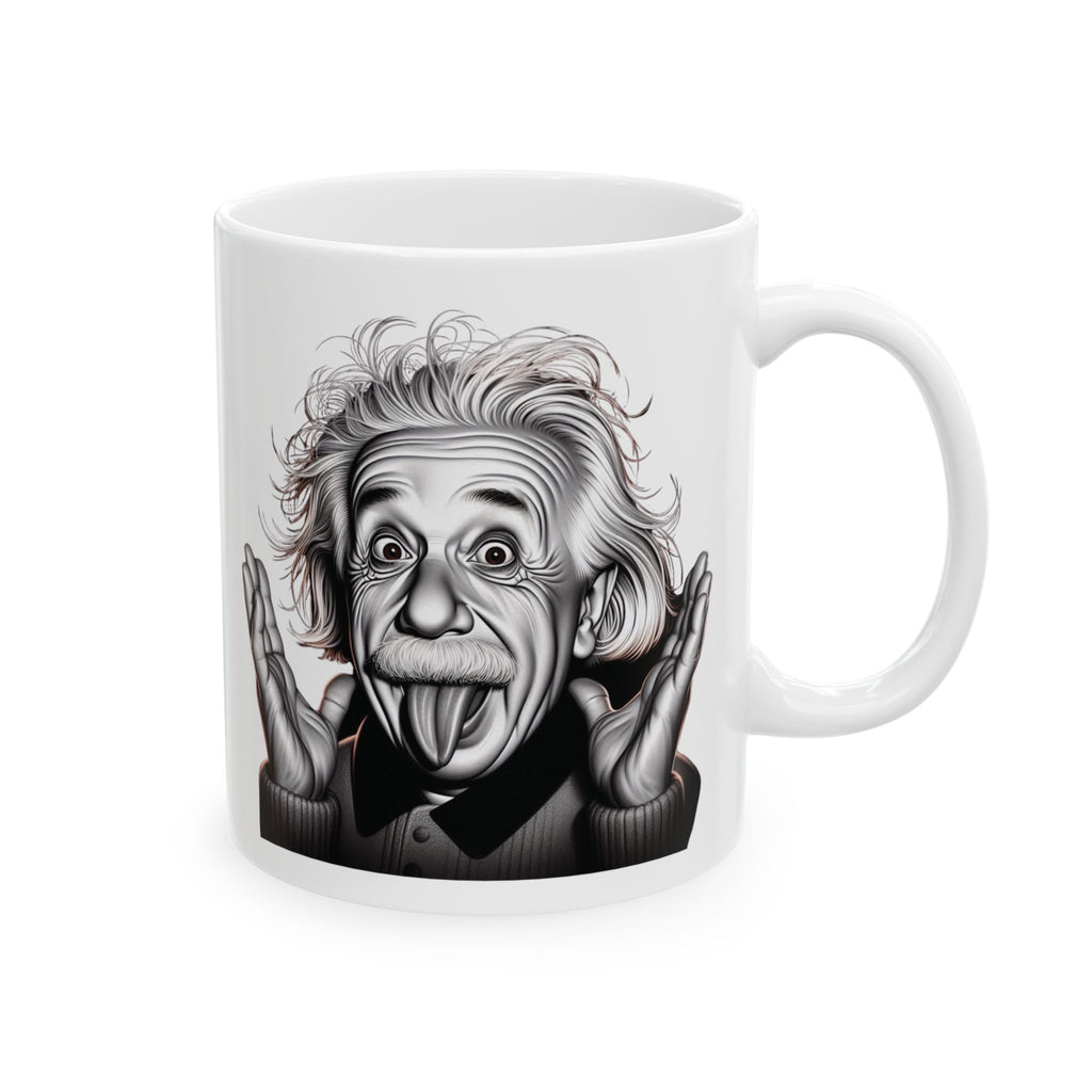 Funny Unique Albert Einstein Print Cute Ceramic Mug Tea Coffee Cup Gift 11oz