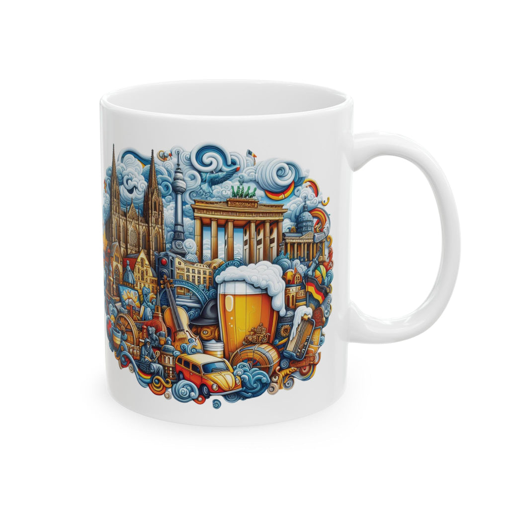 Germany Mug German Cultural Attributes Tea Coffee Cup Ceramic Mug Unique Gift